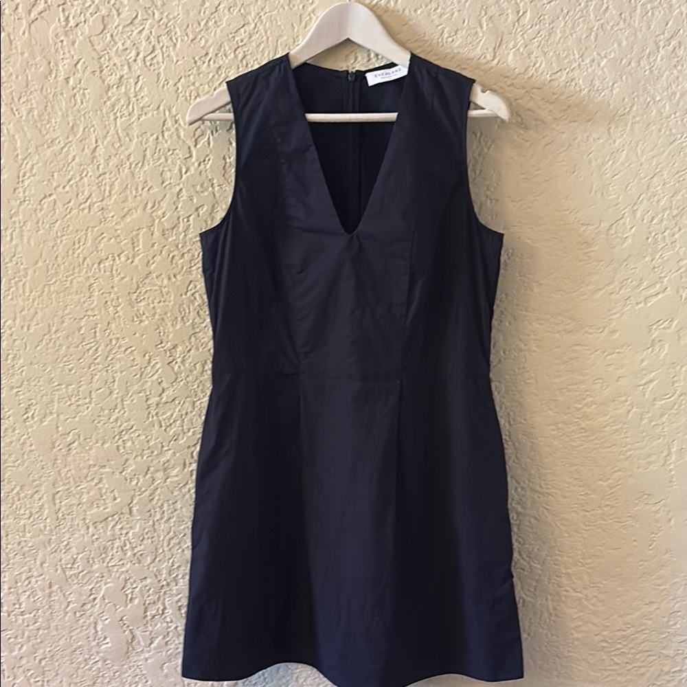 Everlane Fit and Flare Poplin Dress Size 12